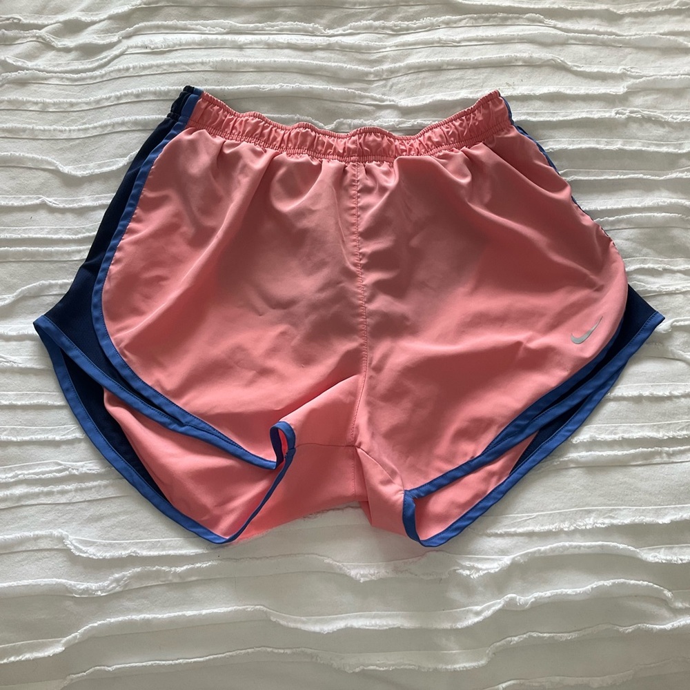 Coral and blue large Nike Running Shorts